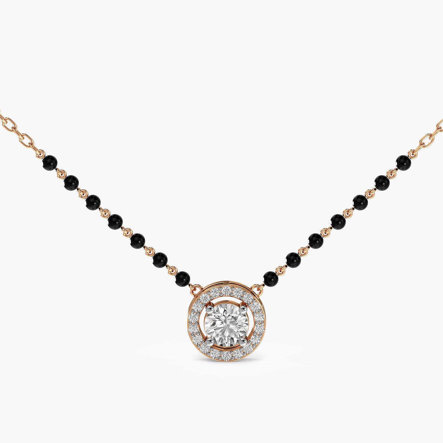 Circle Halo Mangalsutra