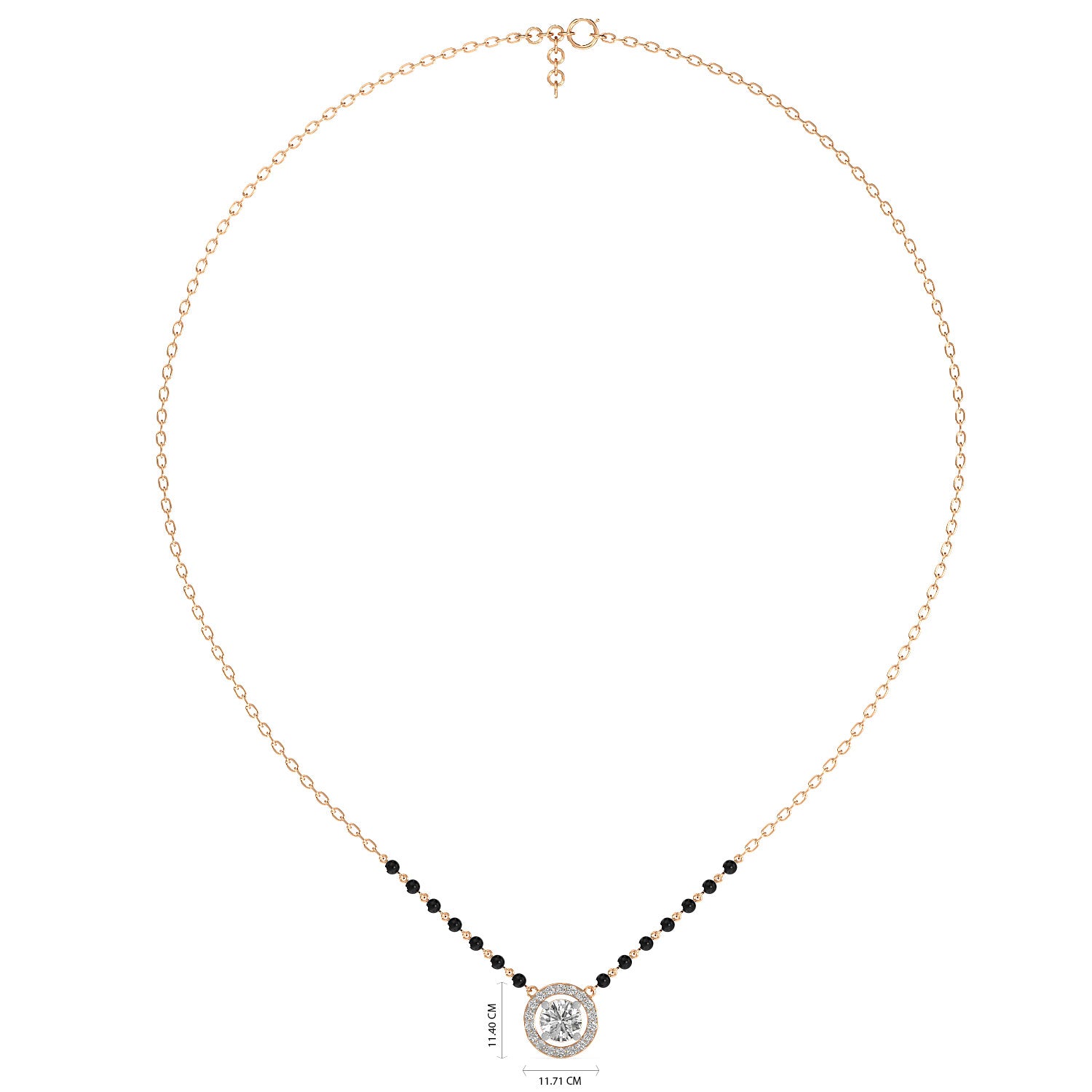 Circle Halo Mangalsutra