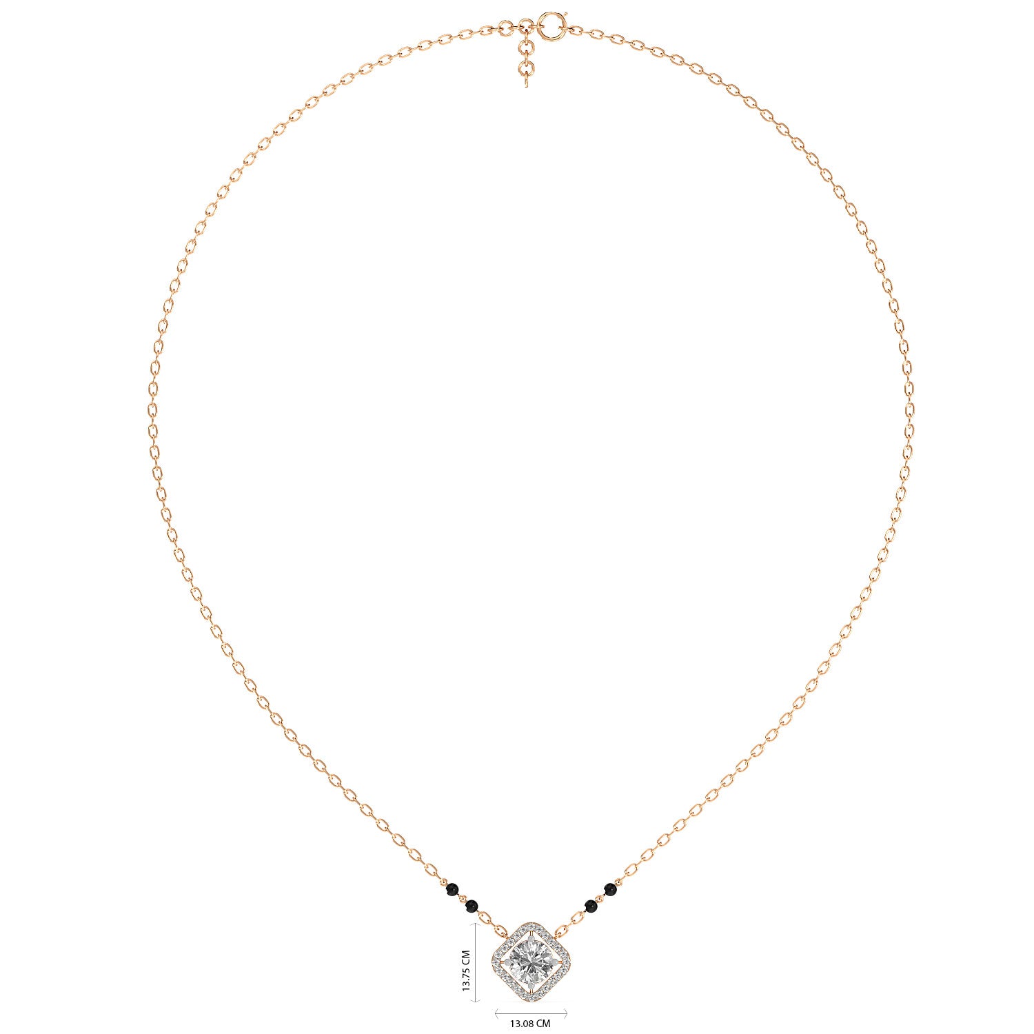Square Halo Mangalsutra