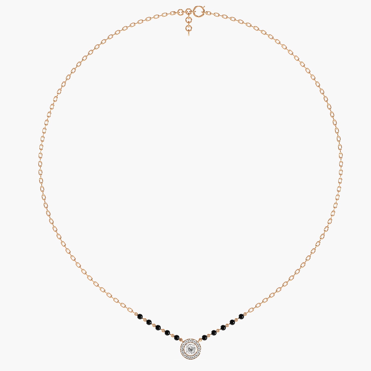 Circle Halo Mangalsutra