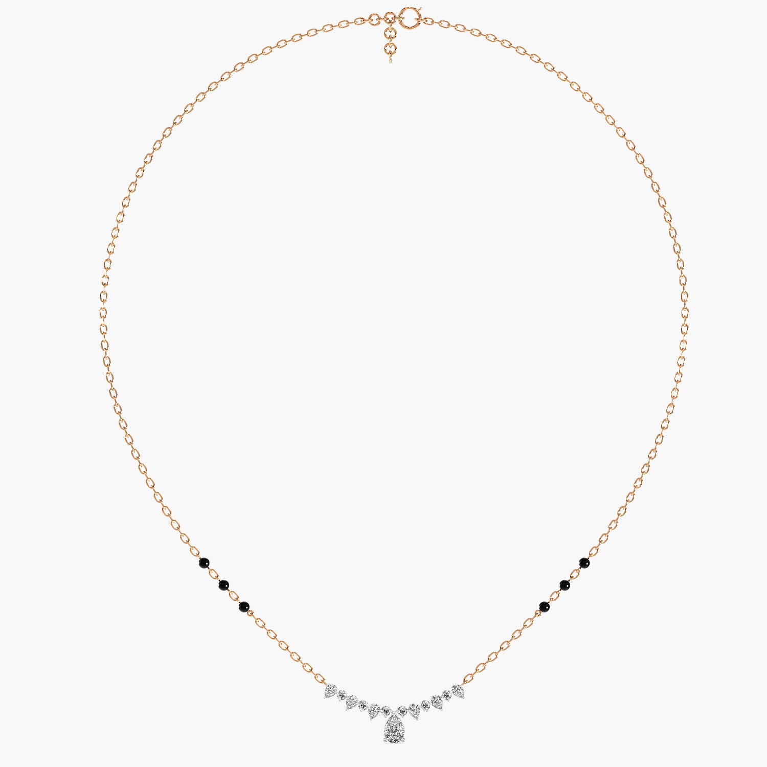 Pear Cascade Mangalsutra