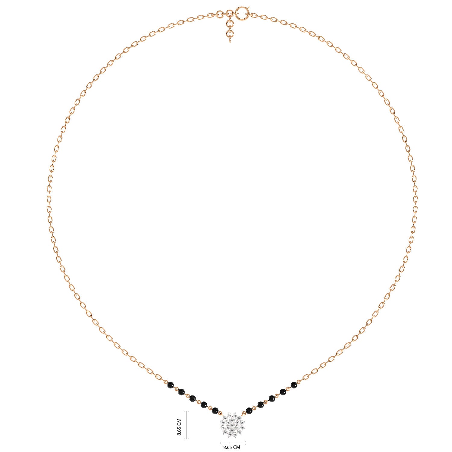 Classic Floral Cluster Mangalsutra