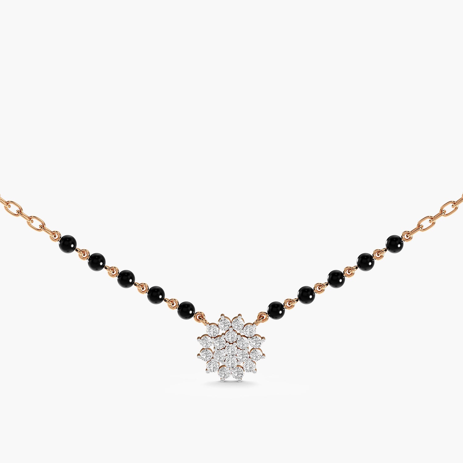 Classic Floral Cluster Mangalsutra