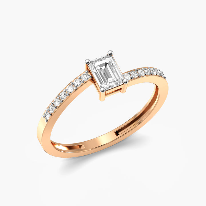 Elara Emerald Lab-Grown Diamond Ring