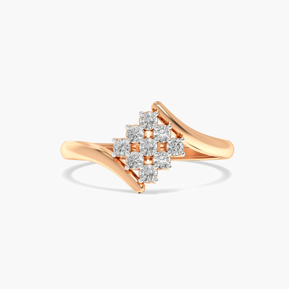 Aurora Cluster Lab-Grown Diamond Ring