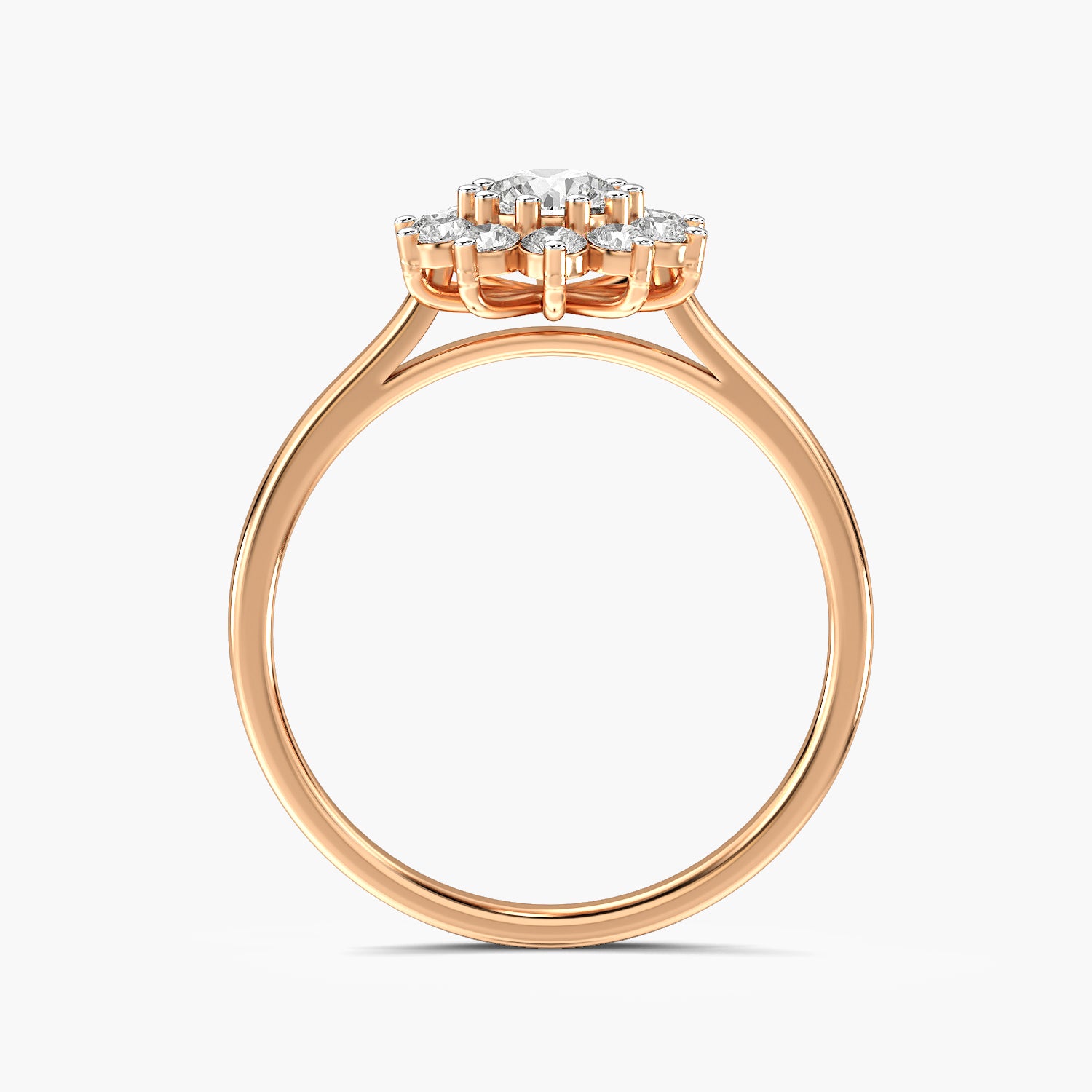 Aurelia Halo Lab-Grown Diamond Ring