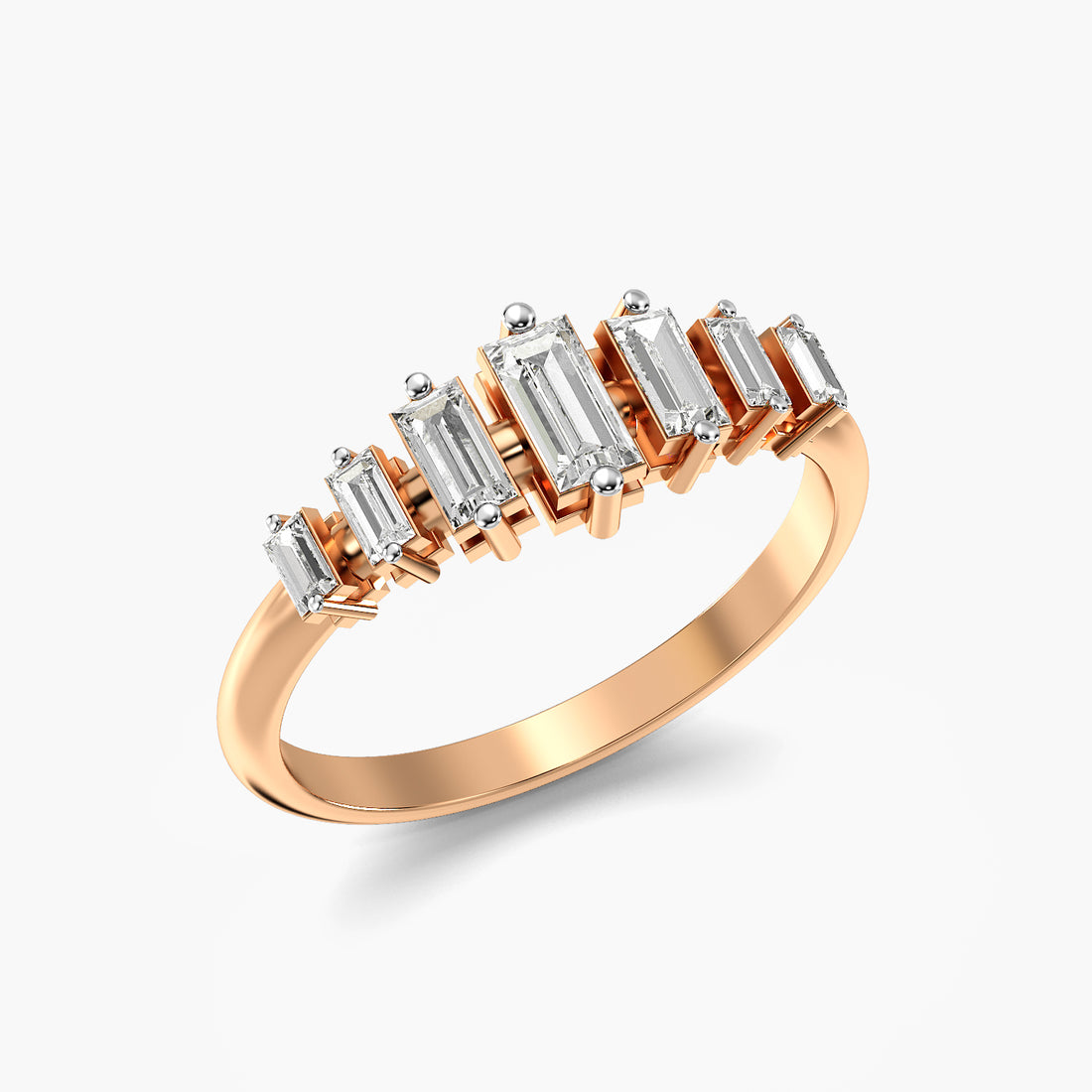 Radiant Baguette Lab-Grown Diamond Ring