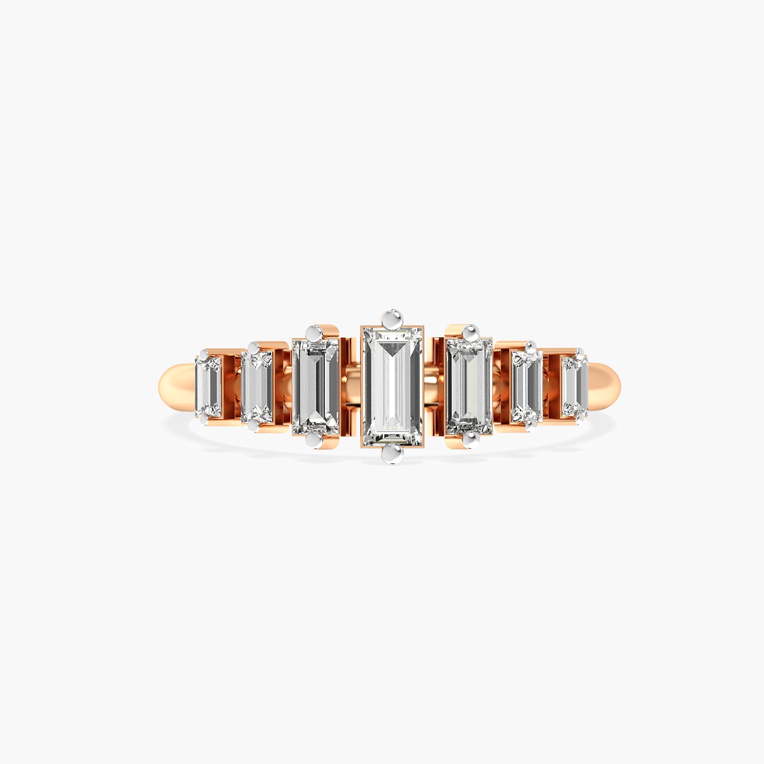 Radiant Baguette Lab-Grown Diamond Ring
