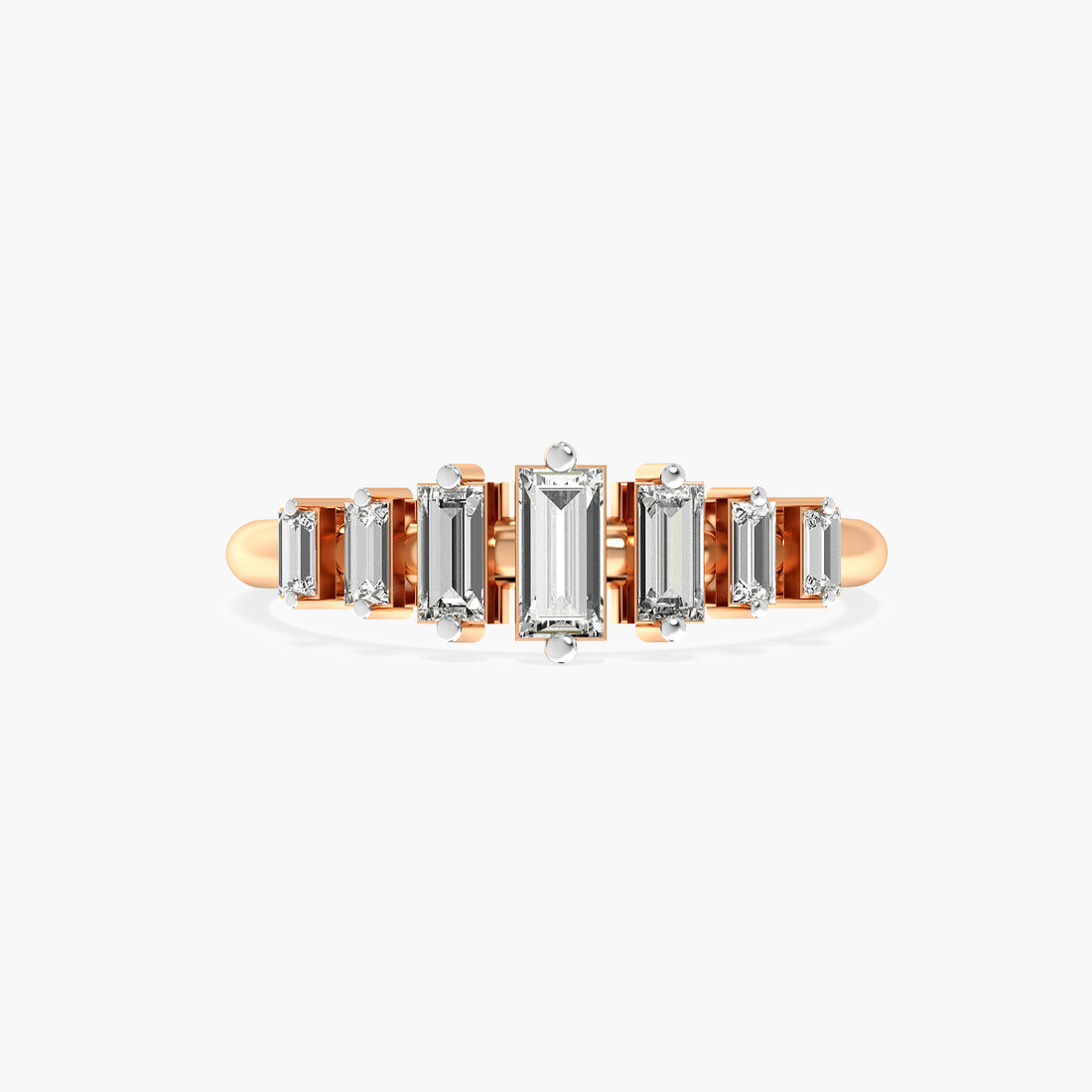 Radiant Baguette Lab-Grown Diamond Ring