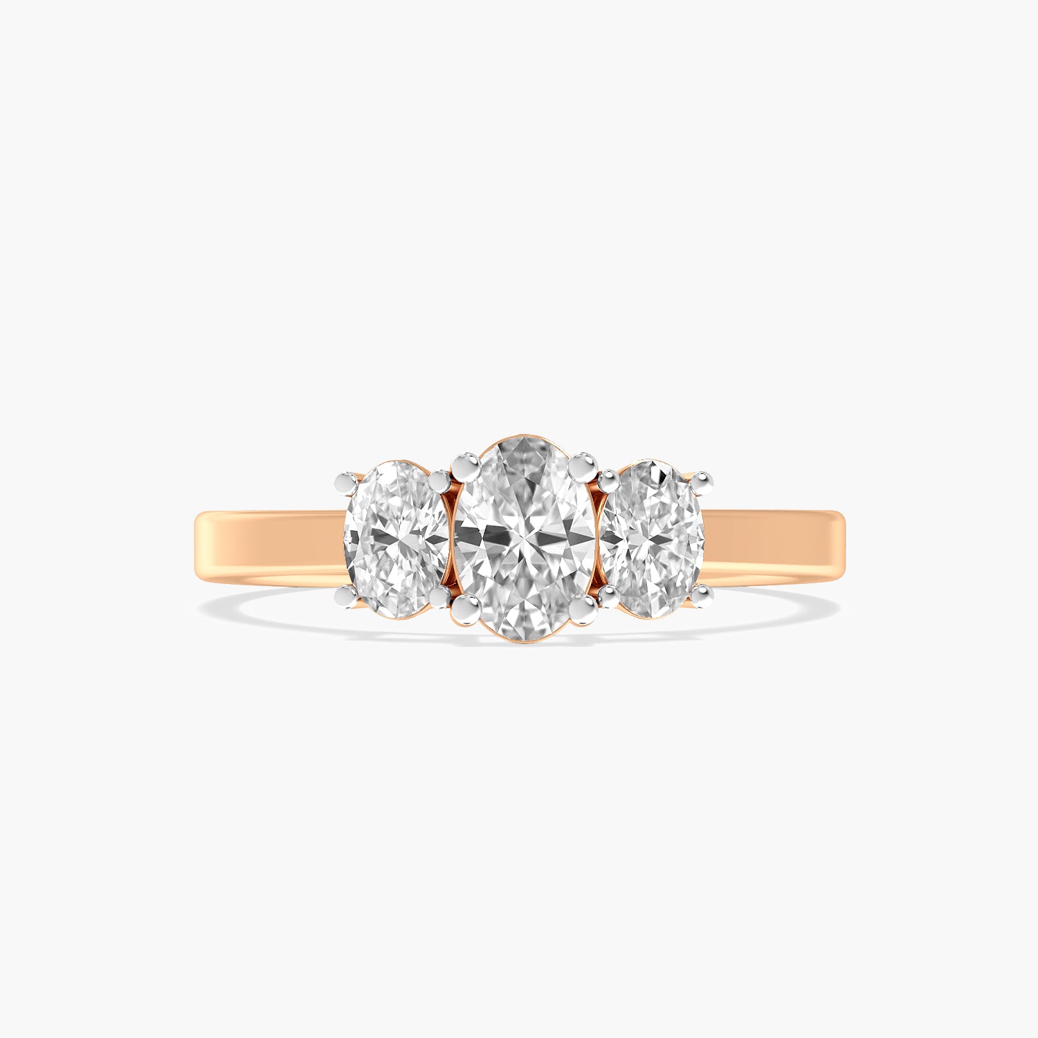 Trinity Oval Lab-Grown Diamond Ring