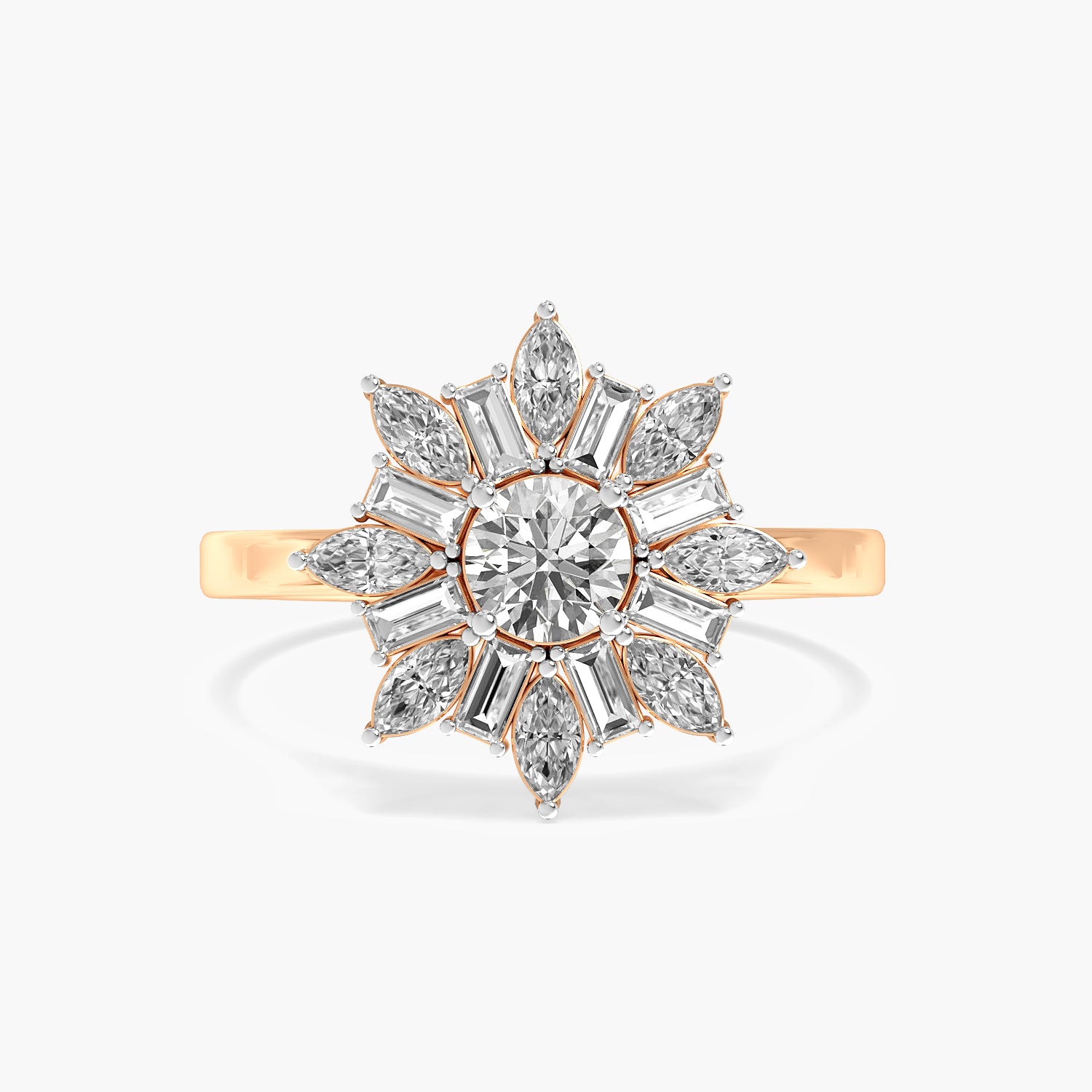 Sunblossom Lab-Grown Diamond Ring