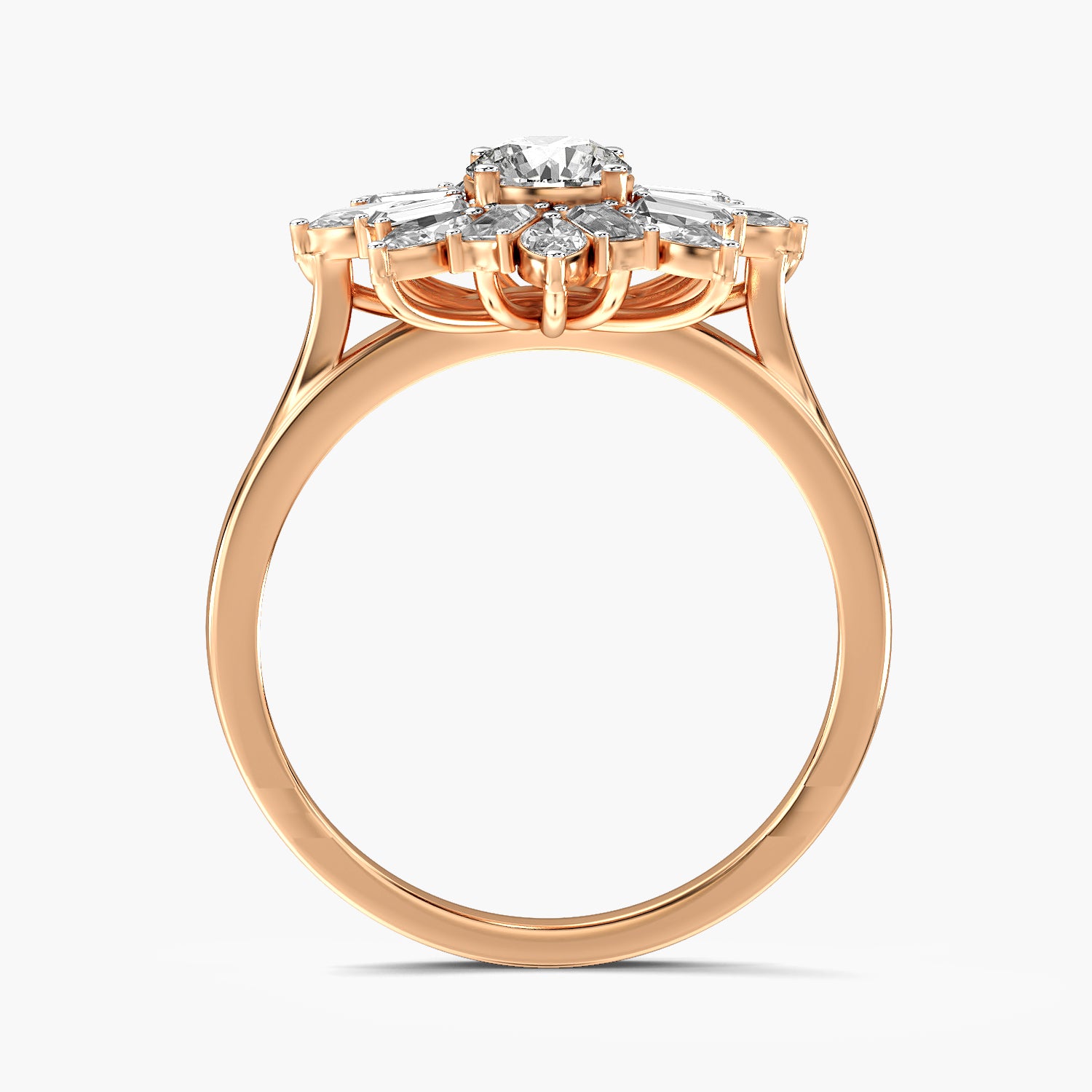 Sunblossom Lab-Grown Diamond Ring