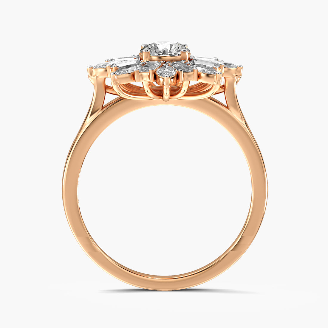 Sunblossom Lab-Grown Diamond Ring
