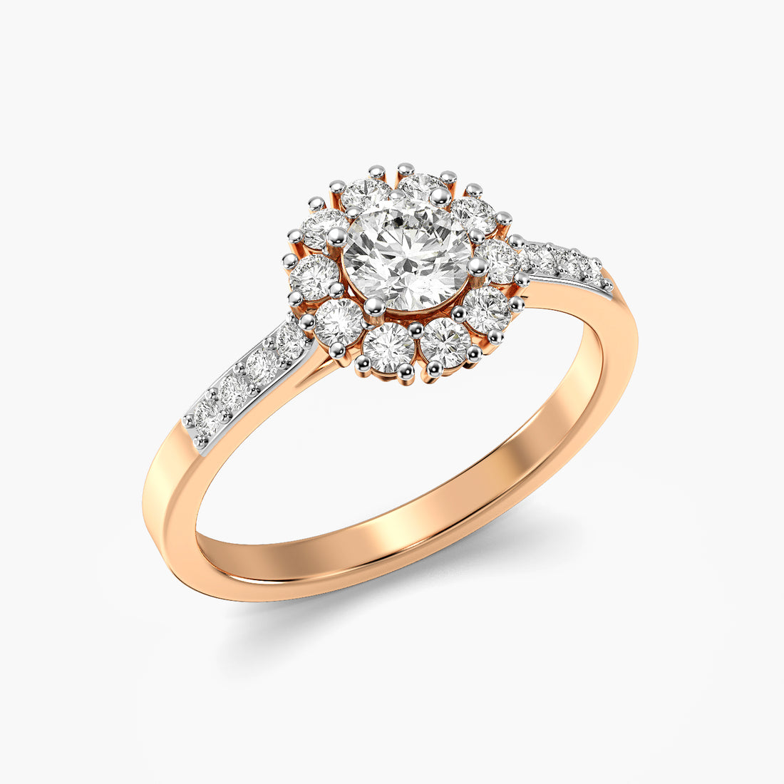 Celestia Halo Lab-Grown Diamond Ring