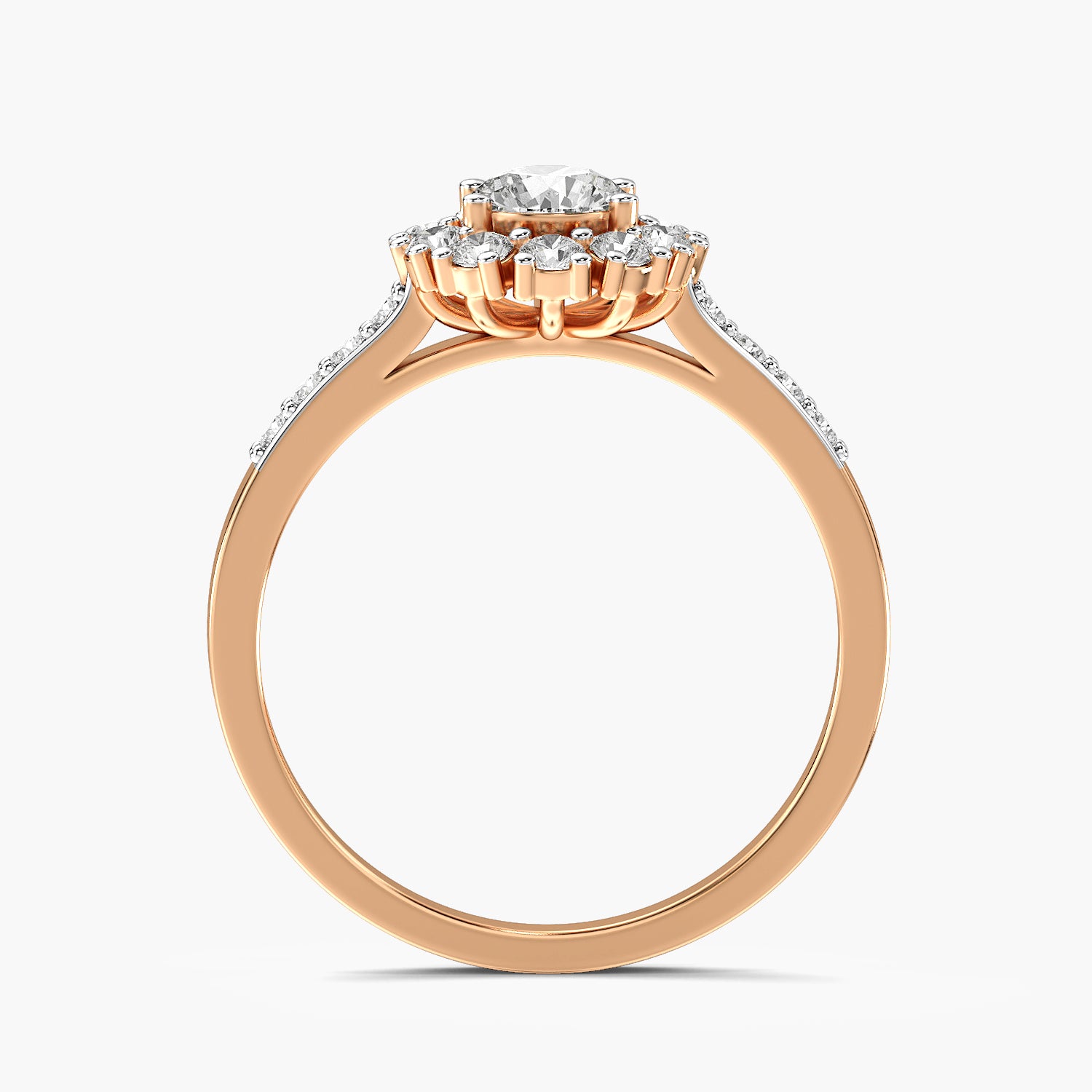 Celestia Halo Lab-Grown Diamond Ring