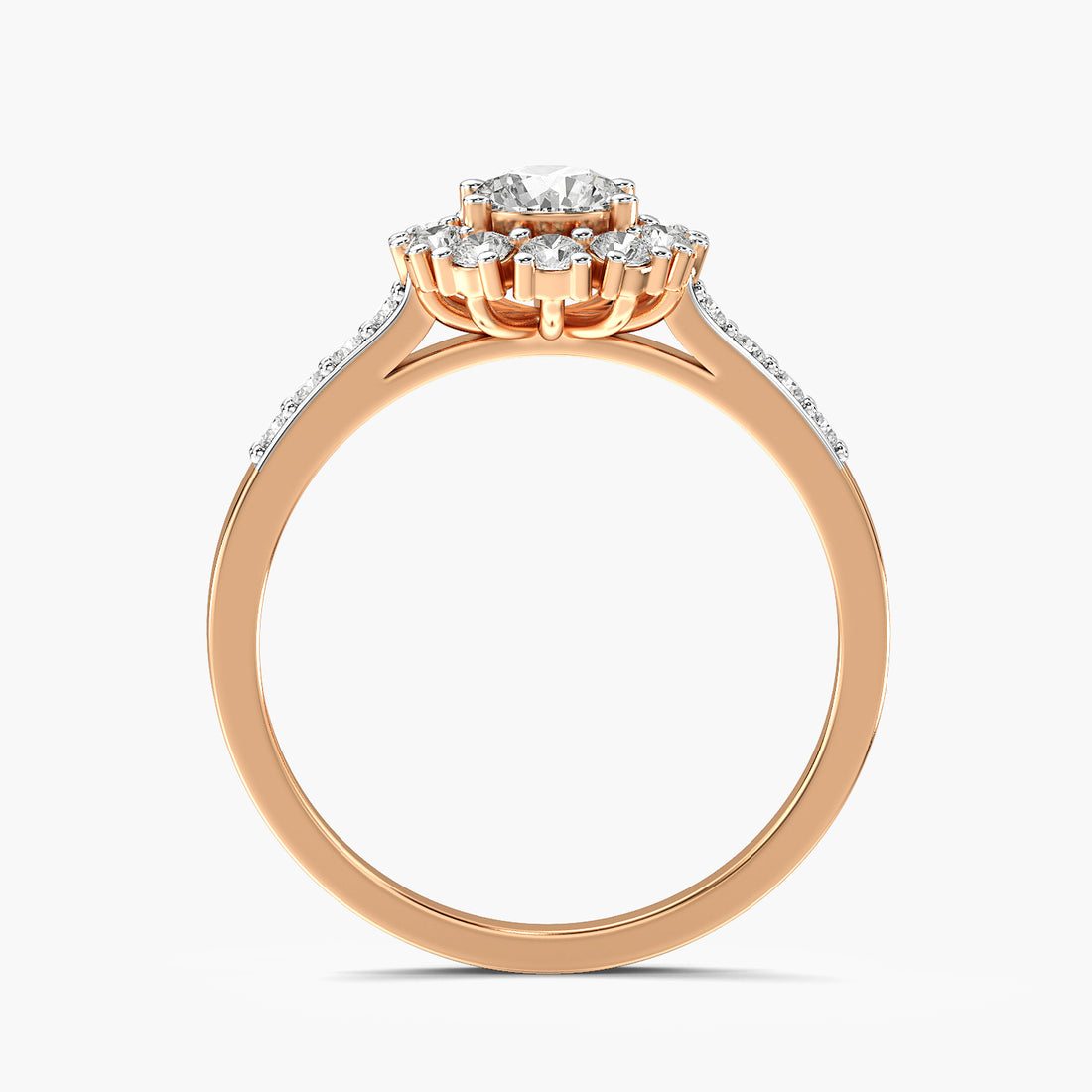 Celestia Halo Lab-Grown Diamond Ring