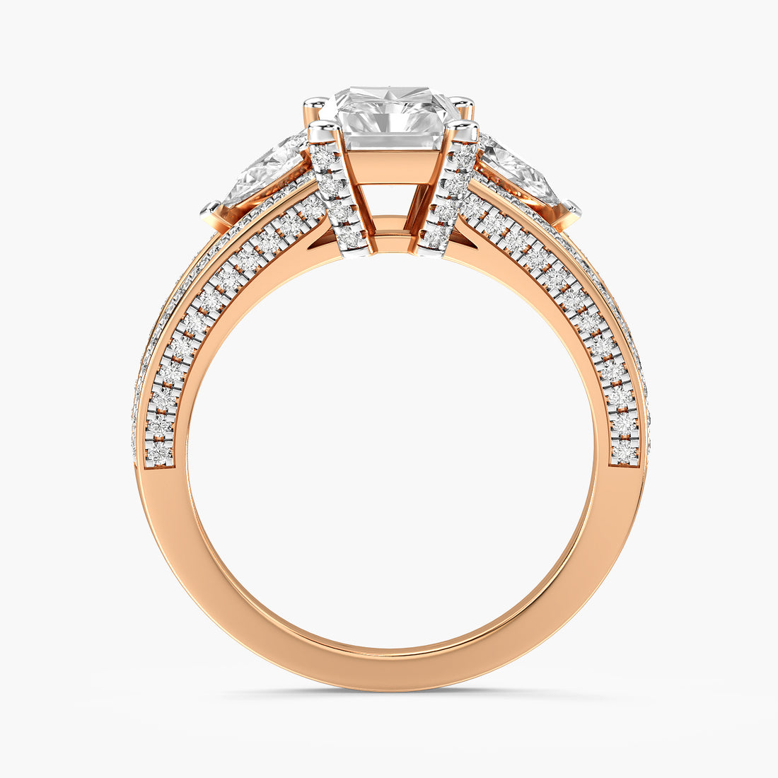 Aurora Radiant Lab Grown Diamond Ring