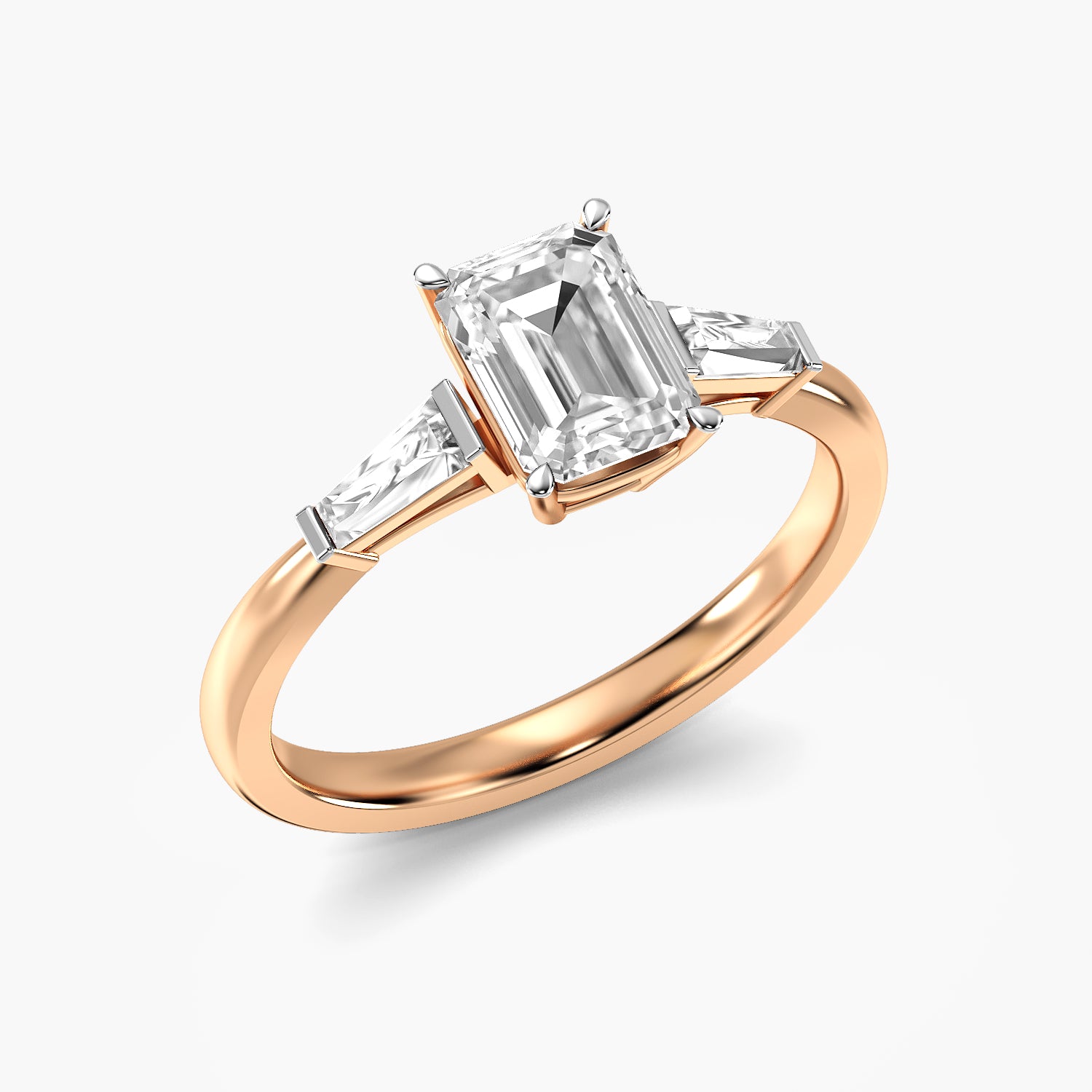 Elara Emerald Trio Ring