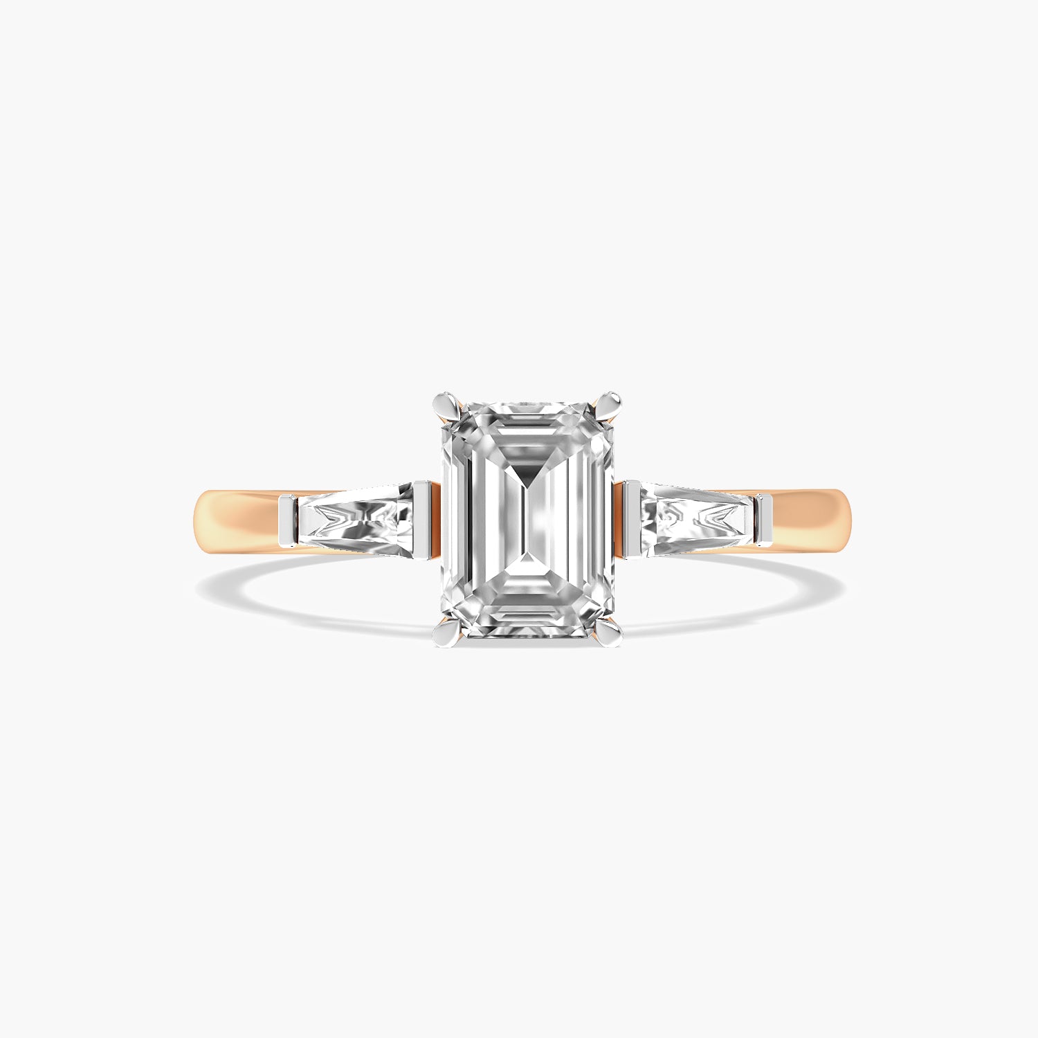 Elara Emerald Trio Ring
