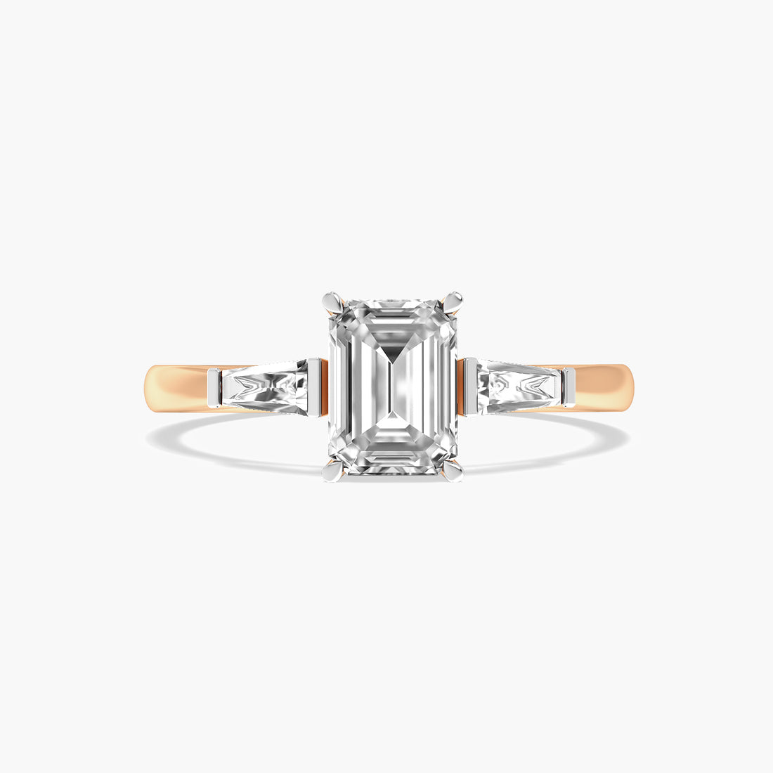 Elara Emerald Trio Ring