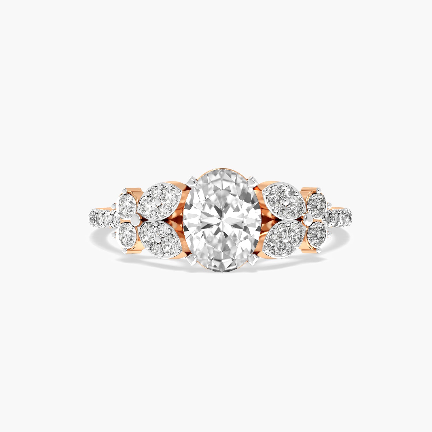 Aurelle Oval Blossom Ring