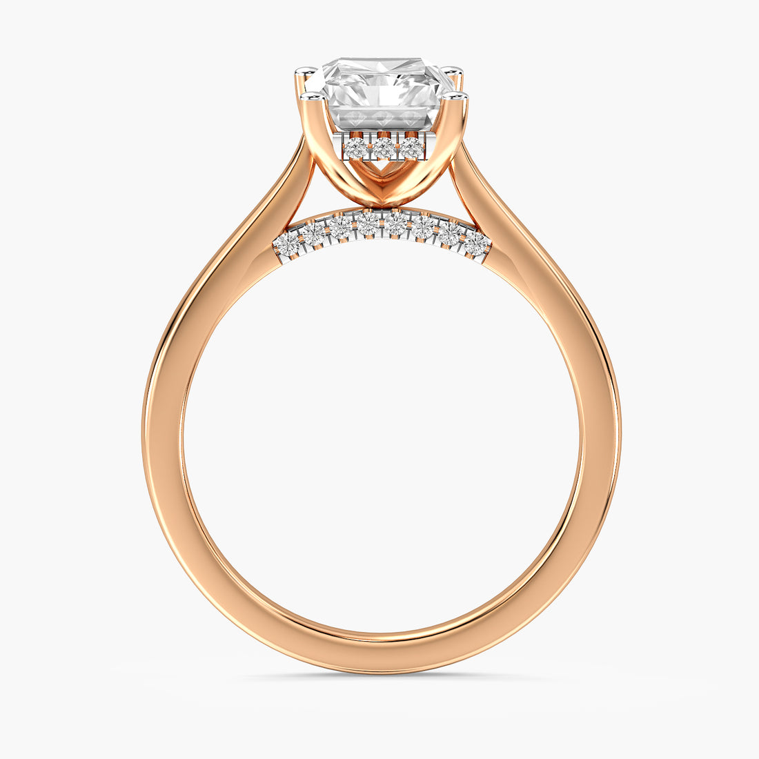 Radiant Arch Lab Grown Diamond Ring