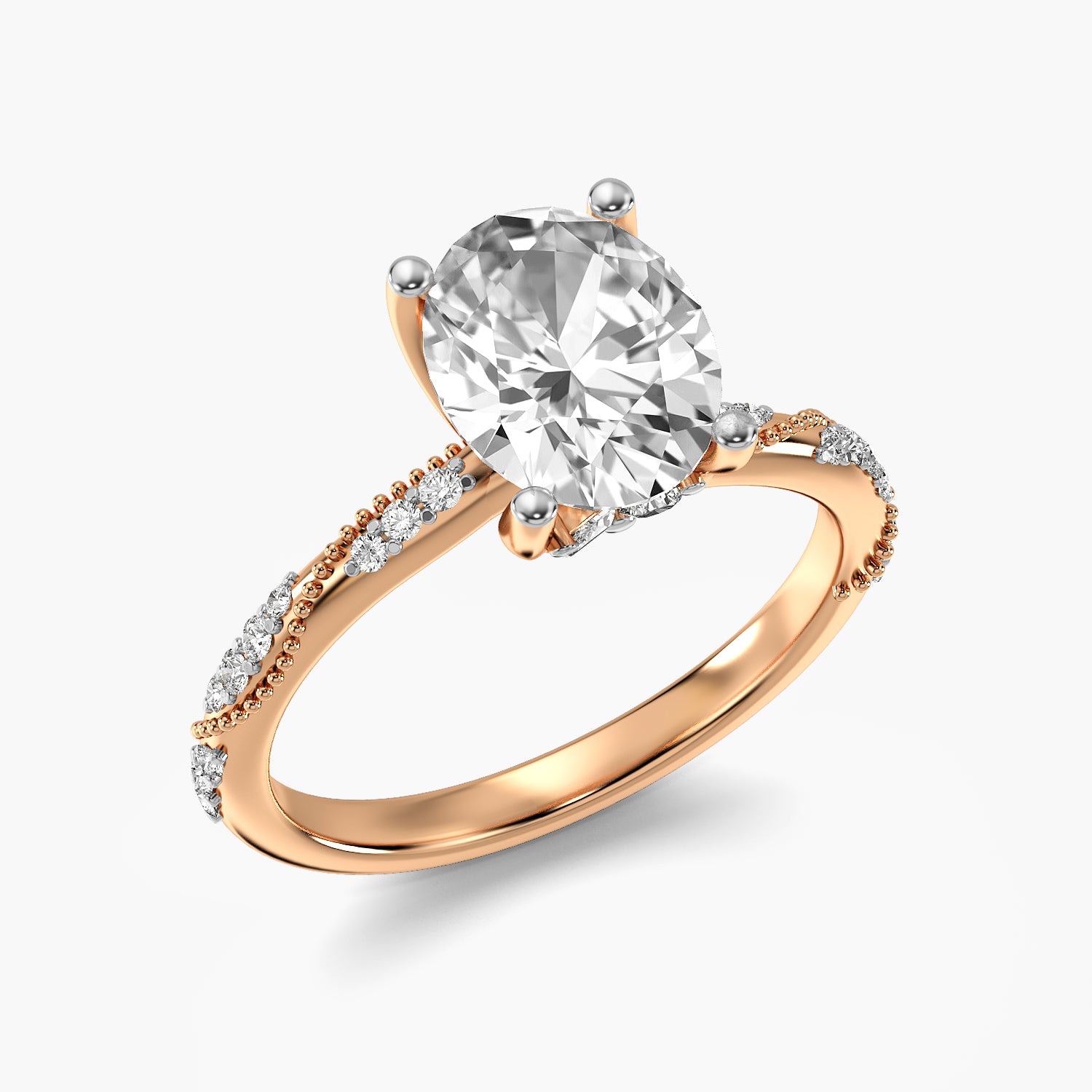 Elara Oval Lab Grown Diamond Ring