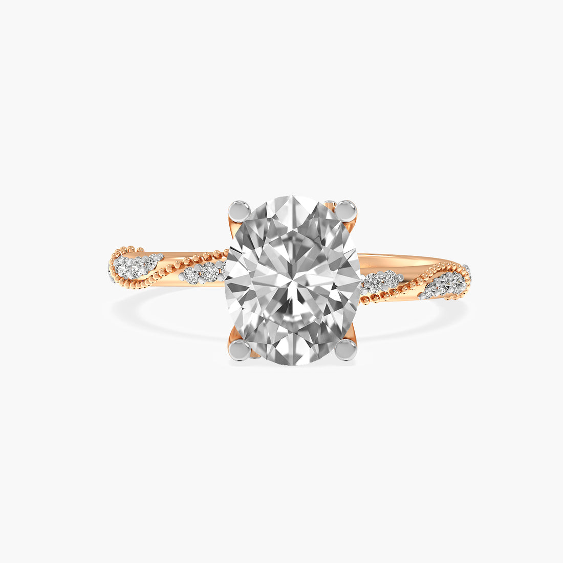 Elara Oval Lab Grown Diamond Ring