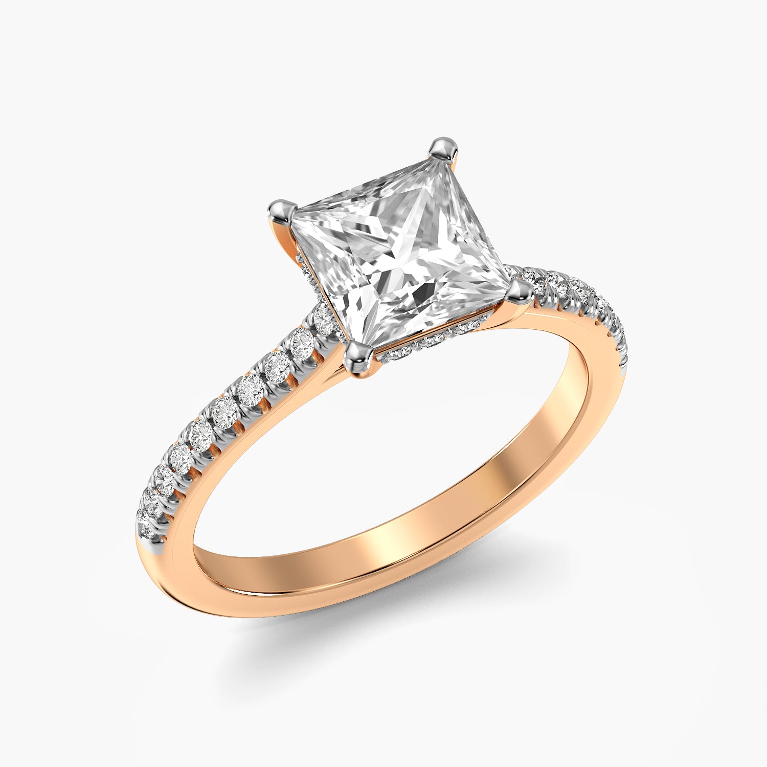 Lyra Princess Lab Grown Diamond Ring