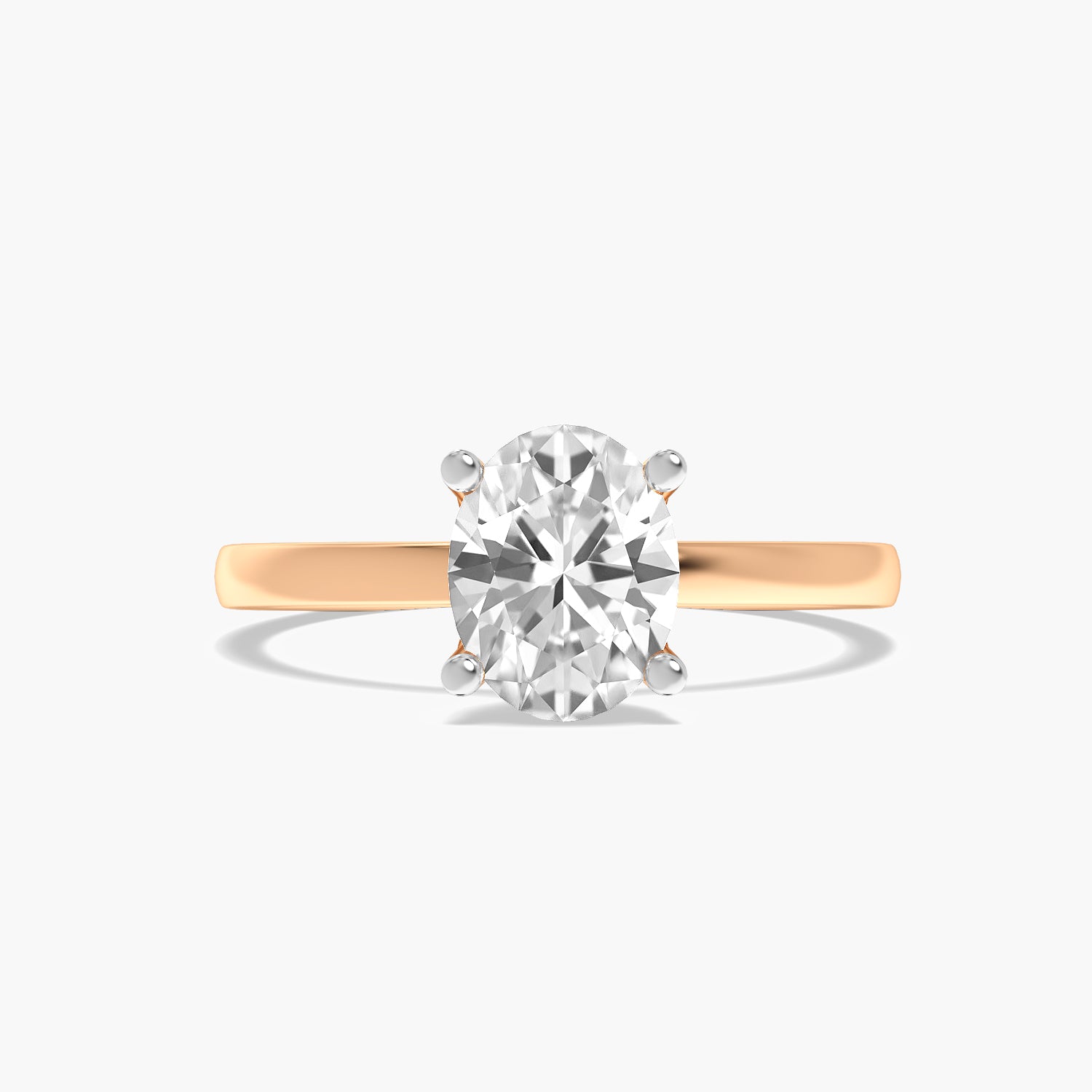 Oval Solitaire Lab Grown Diamond Ring