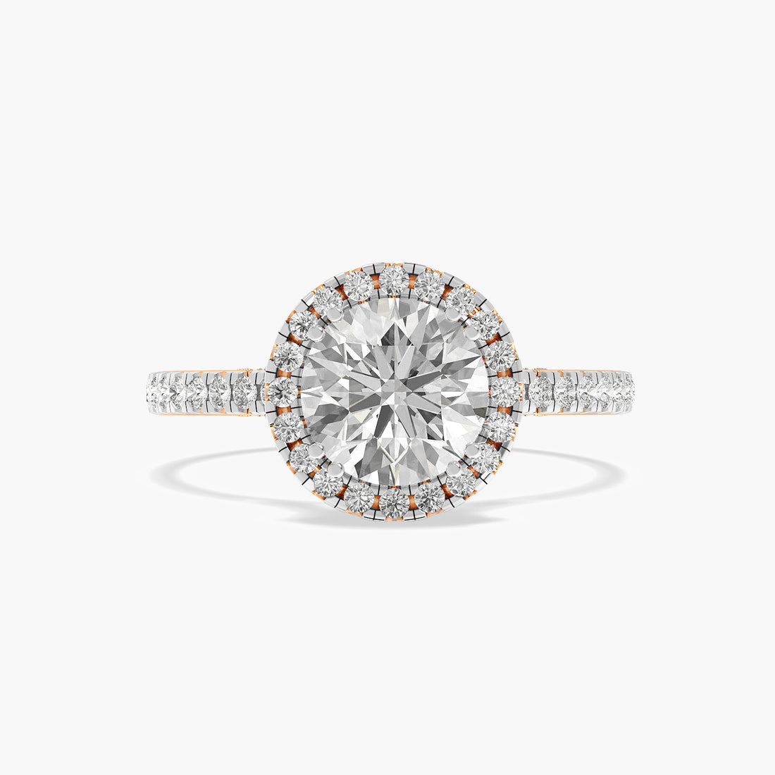Stella Round Halo Lab Grown Diamond Ring