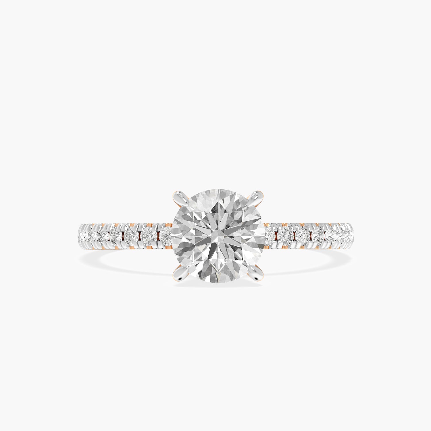Round Cluster Lab Grown Diamond Ring