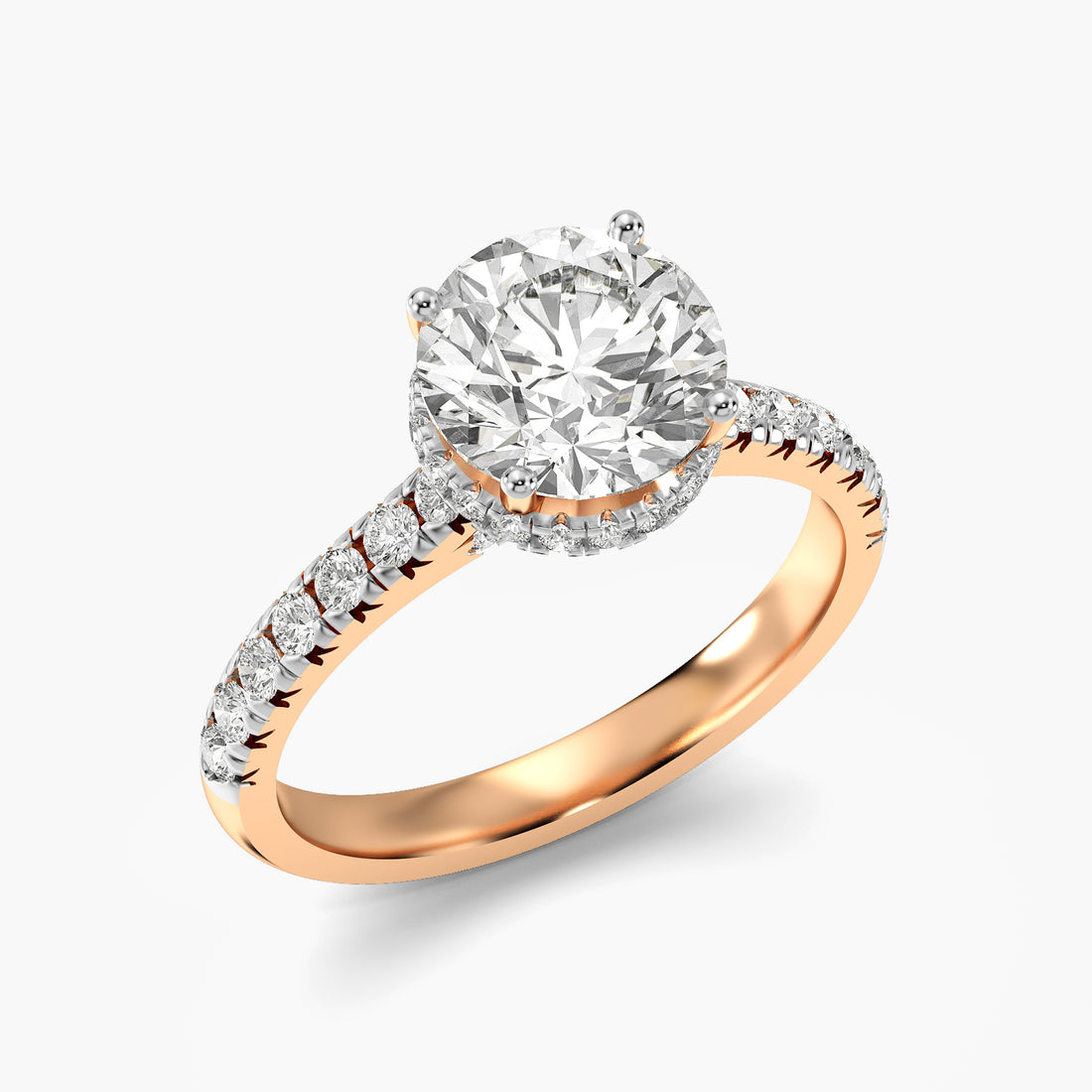 Celeste Round Lab Grown Diamond Ring