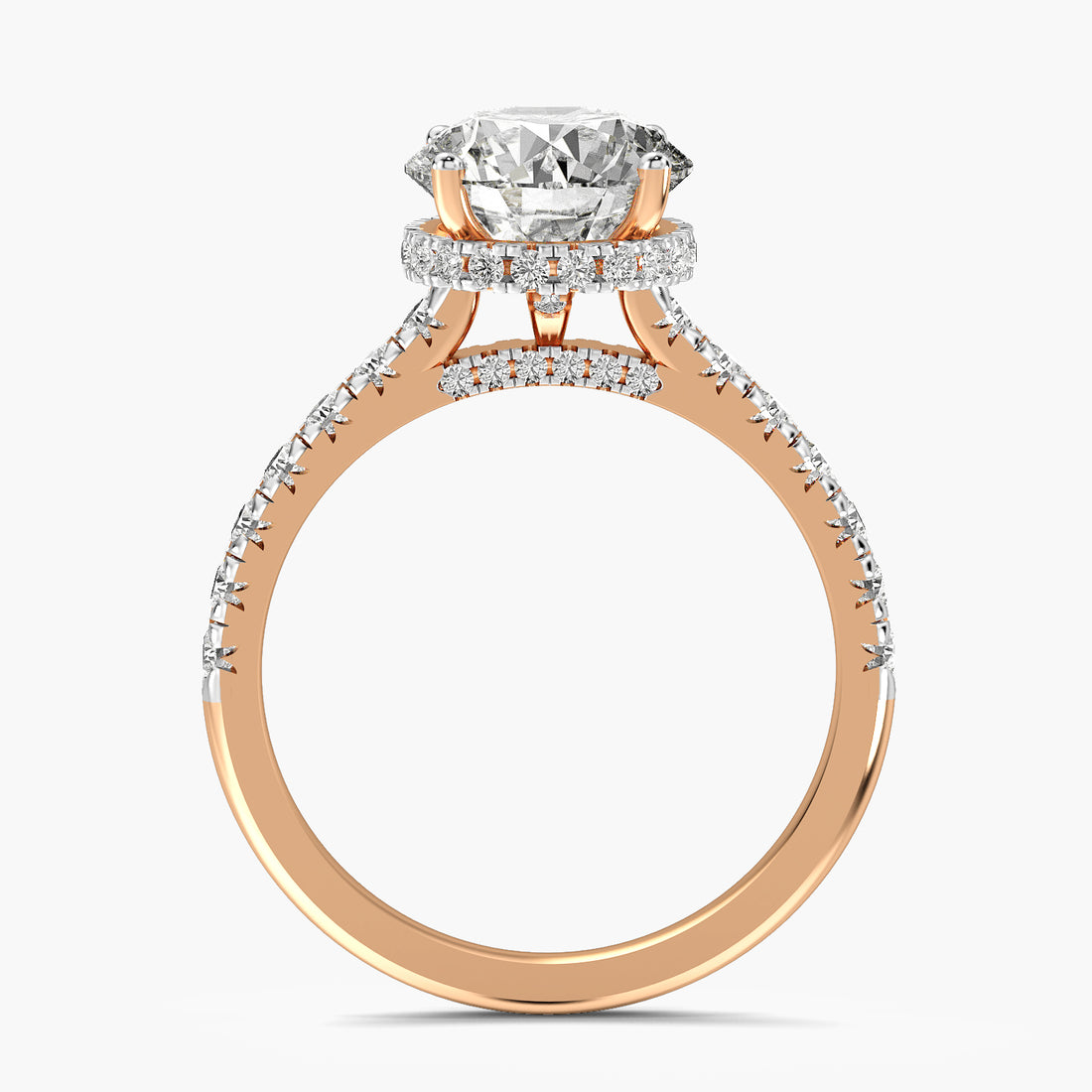 Celeste Round Lab Grown Diamond Ring