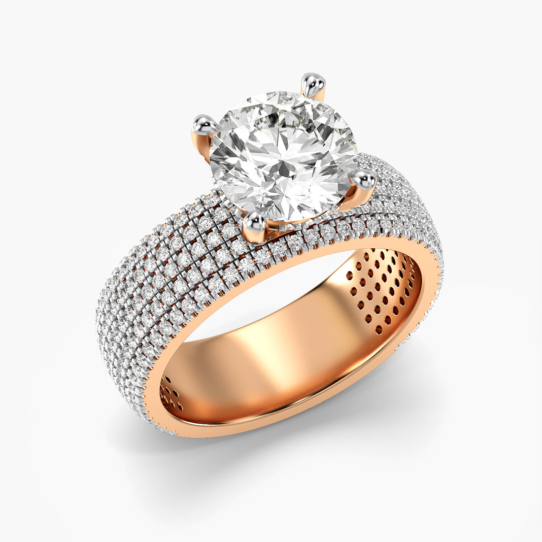 Moena Royale Pavé Lab Grown Diamond Ring