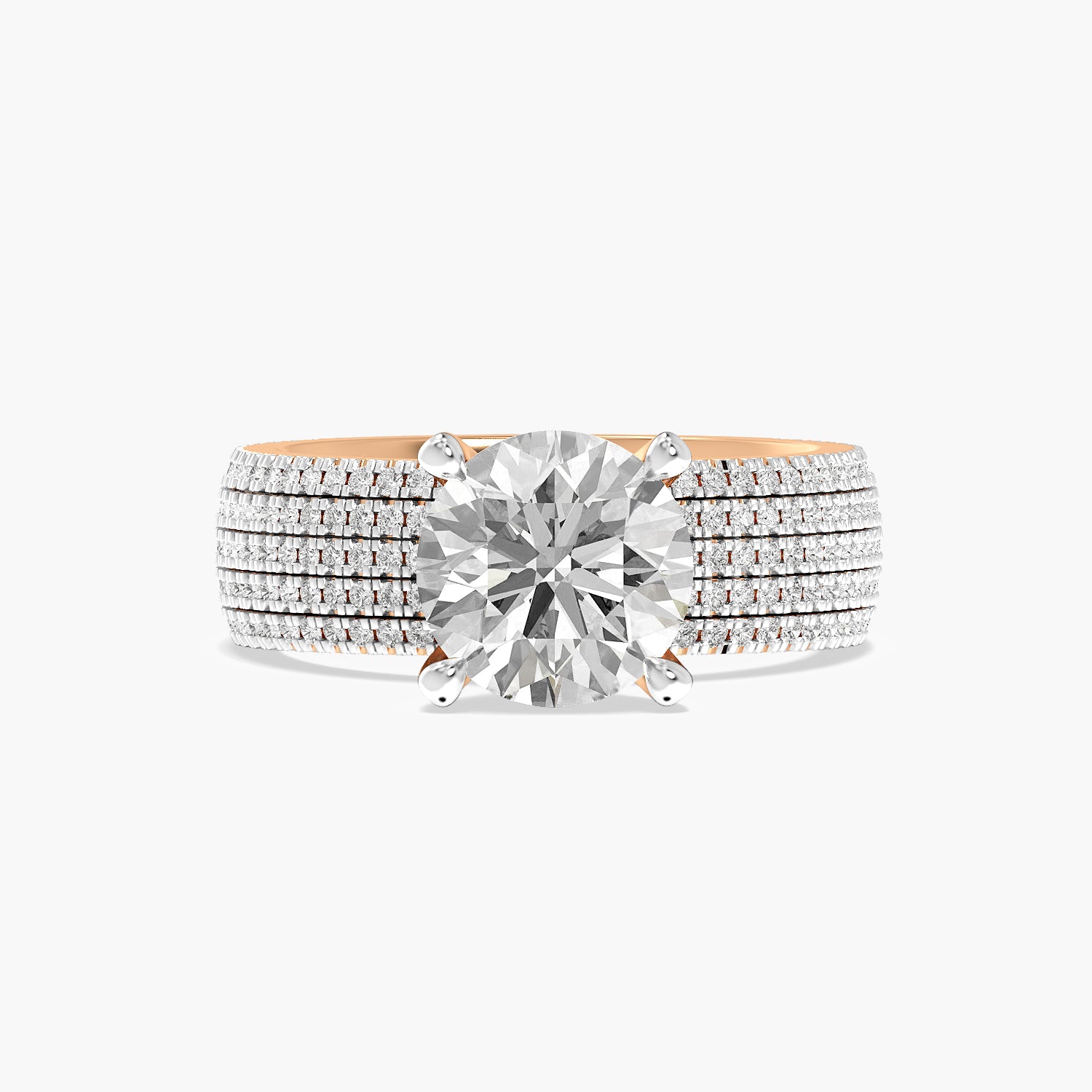 Moena Royale Pavé Lab Grown Diamond Ring