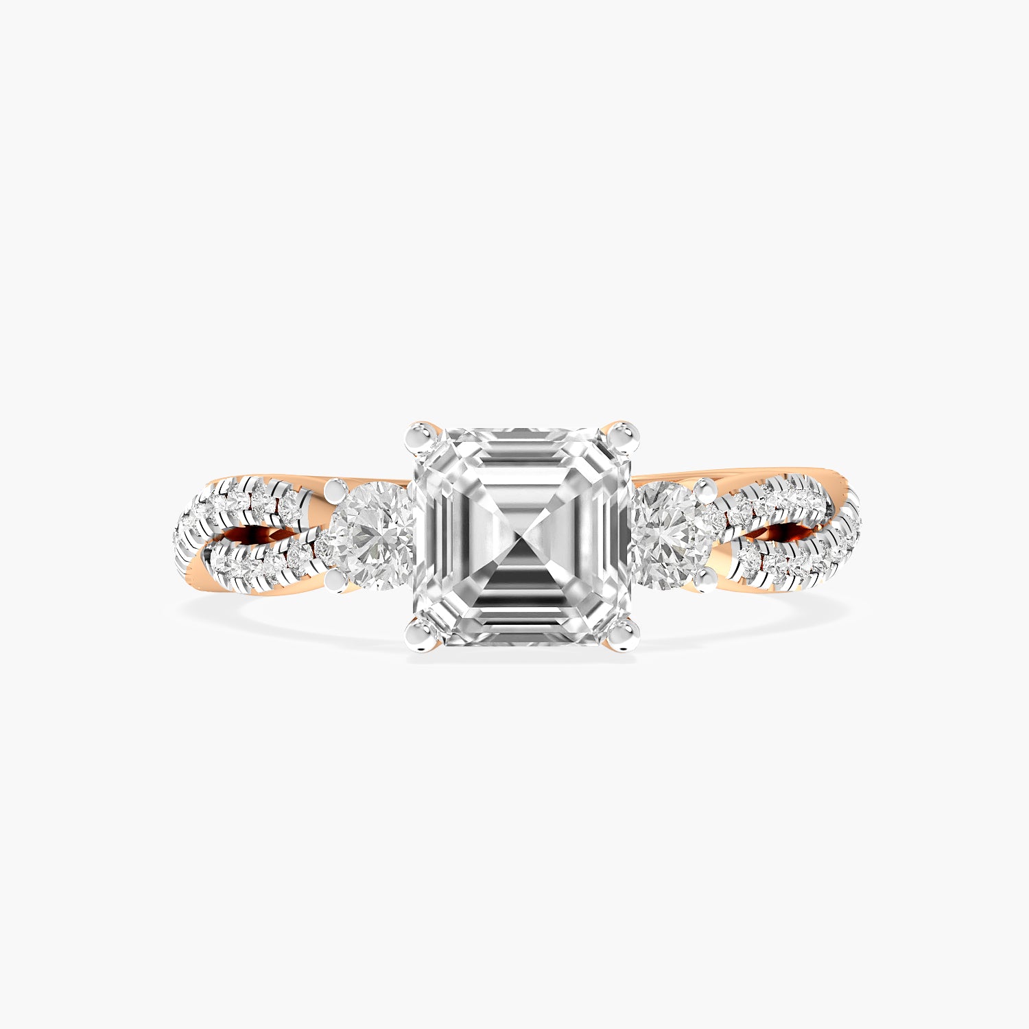 Virelle Asscher Lab-Grown Diamond Ring