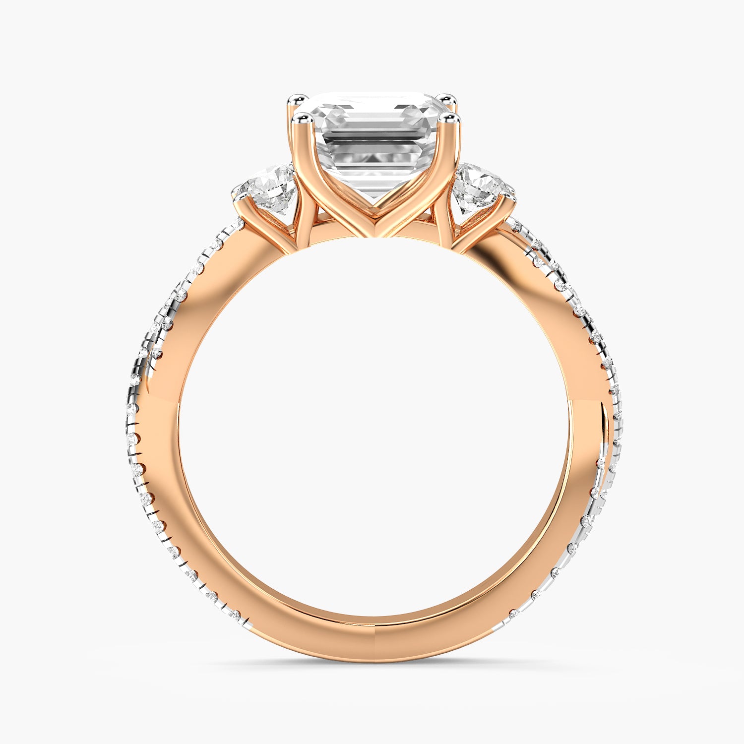 Virelle Asscher Lab-Grown Diamond Ring