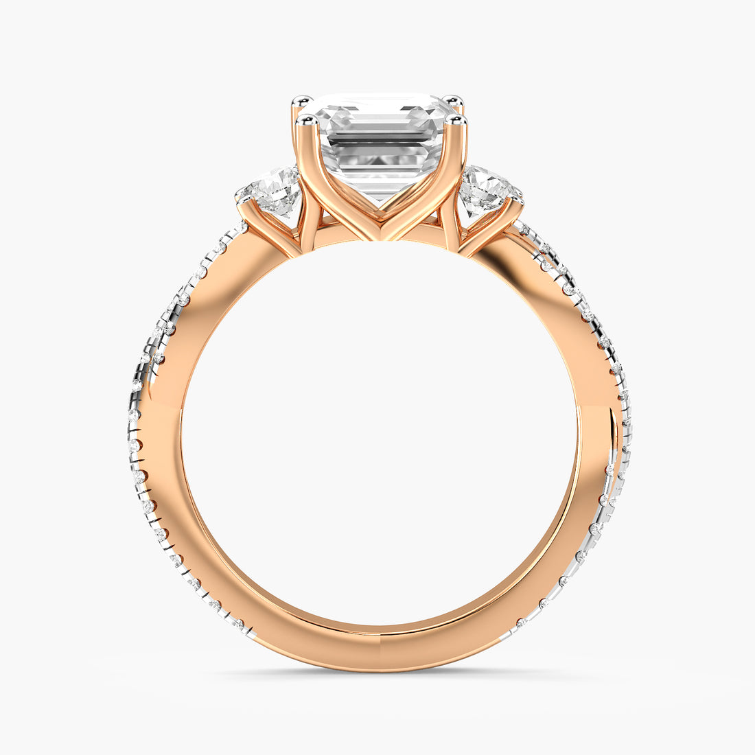 Virelle Asscher Lab-Grown Diamond Ring