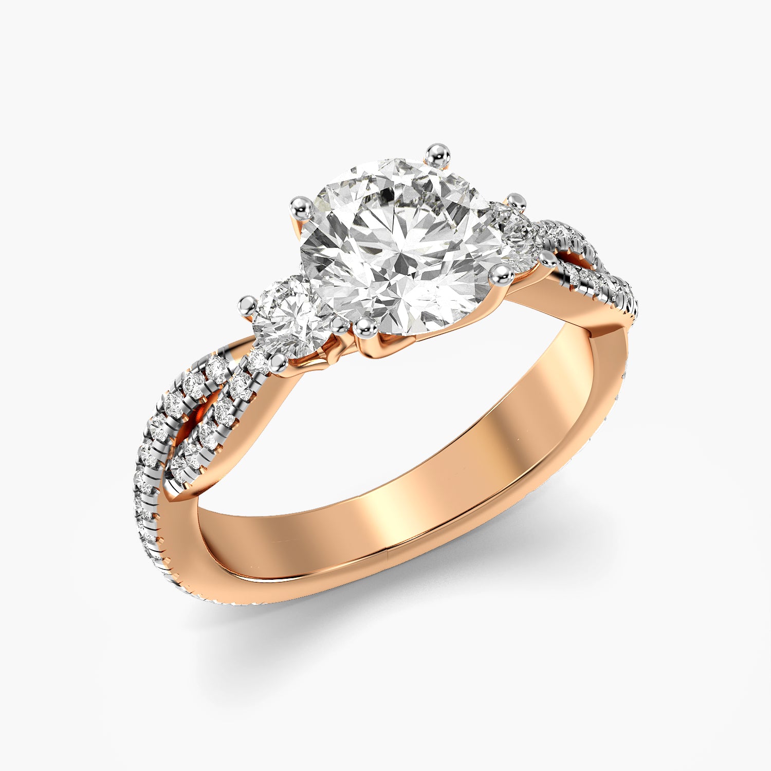 Elara Round Lab-Grown Diamond Ring