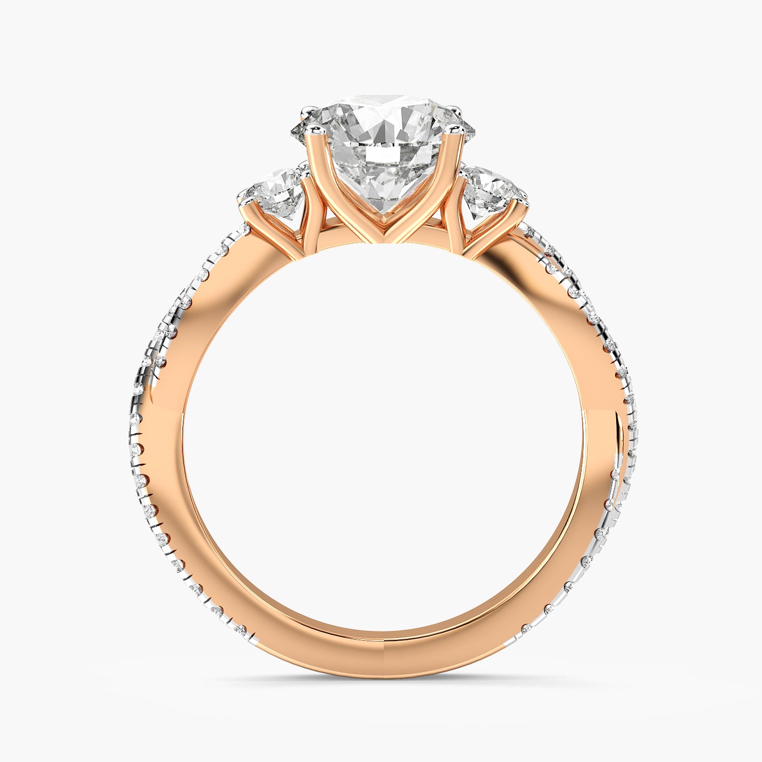 Elara Round Lab-Grown Diamond Ring
