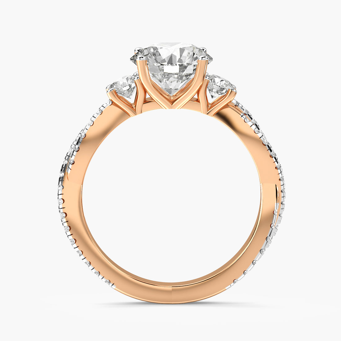 Elara Round Lab-Grown Diamond Ring