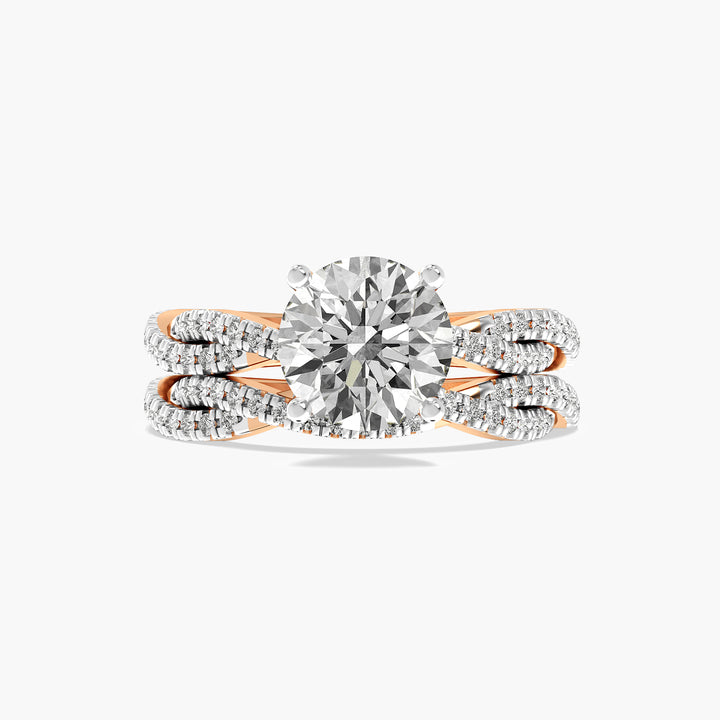Aurora Round Lab-Grown Diamond Ring