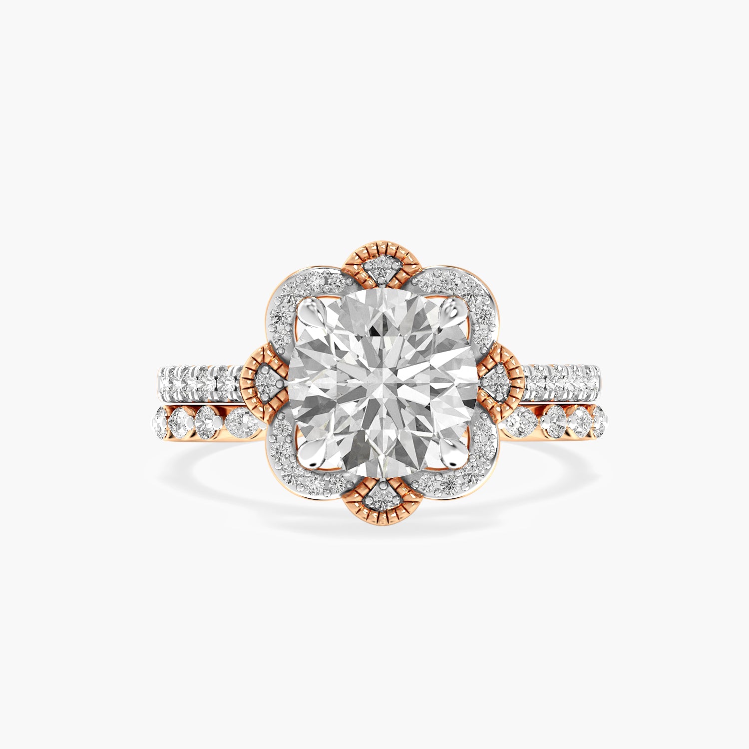 Blossom Halo Lab-Grown Diamond Ring