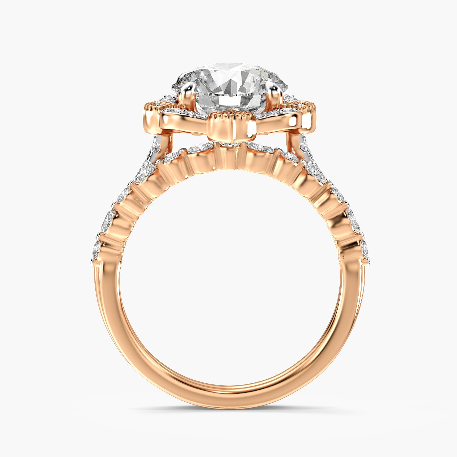Blossom Halo Lab-Grown Diamond Ring