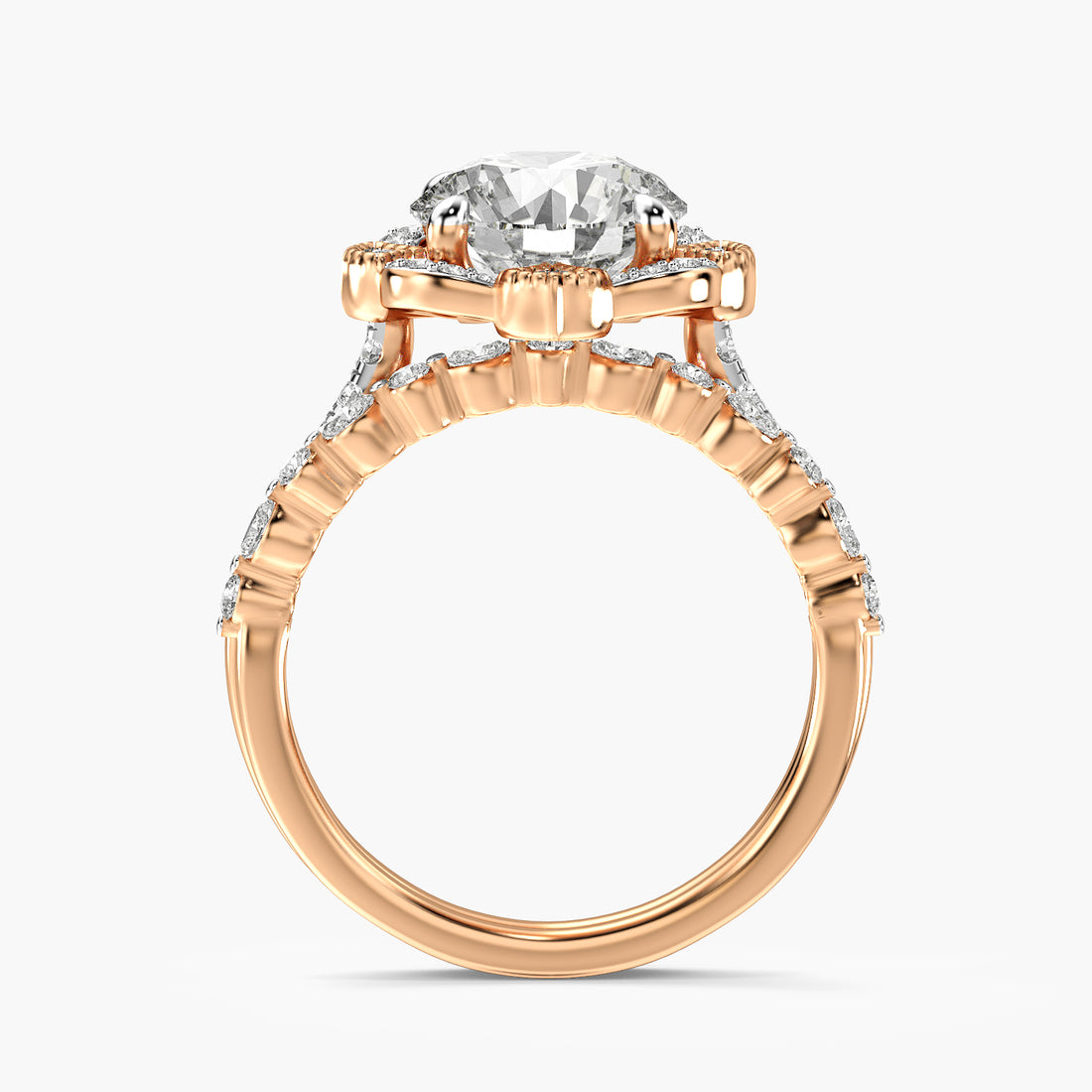 Blossom Halo Lab-Grown Diamond Ring