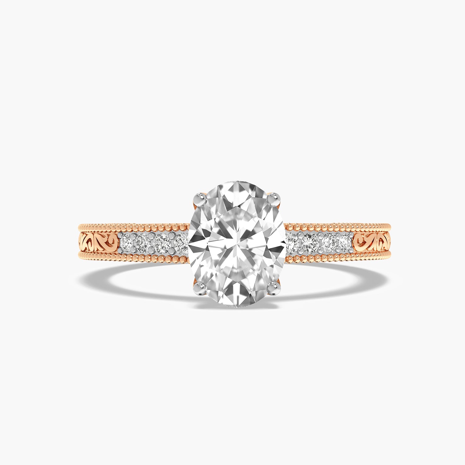 Vintage Oval Solitaire