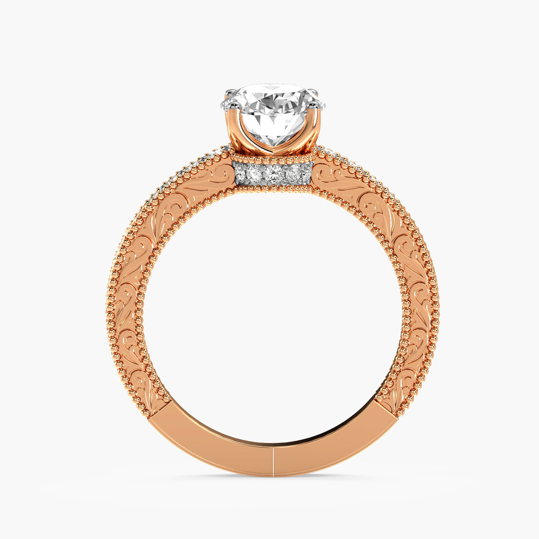 Vintage Oval Solitaire