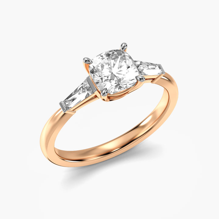 Velisse Art Deco Cushion Ring