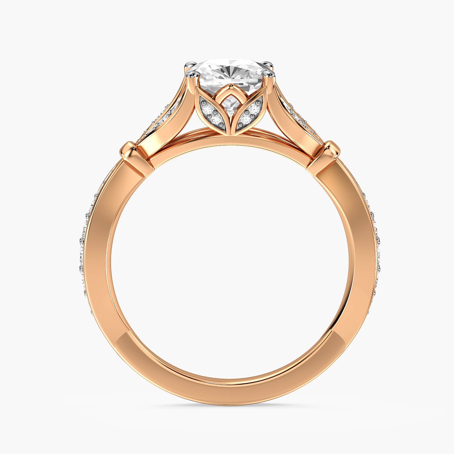 Vintage Cushion Pavé Ring